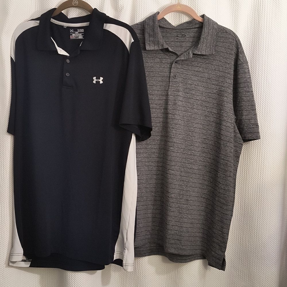 Under Armor Champion Bundle (2) Mens Polo Shirts